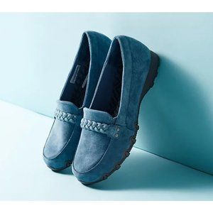 Skechers Suede Slip-On Shoes - Bikers-Melbourne